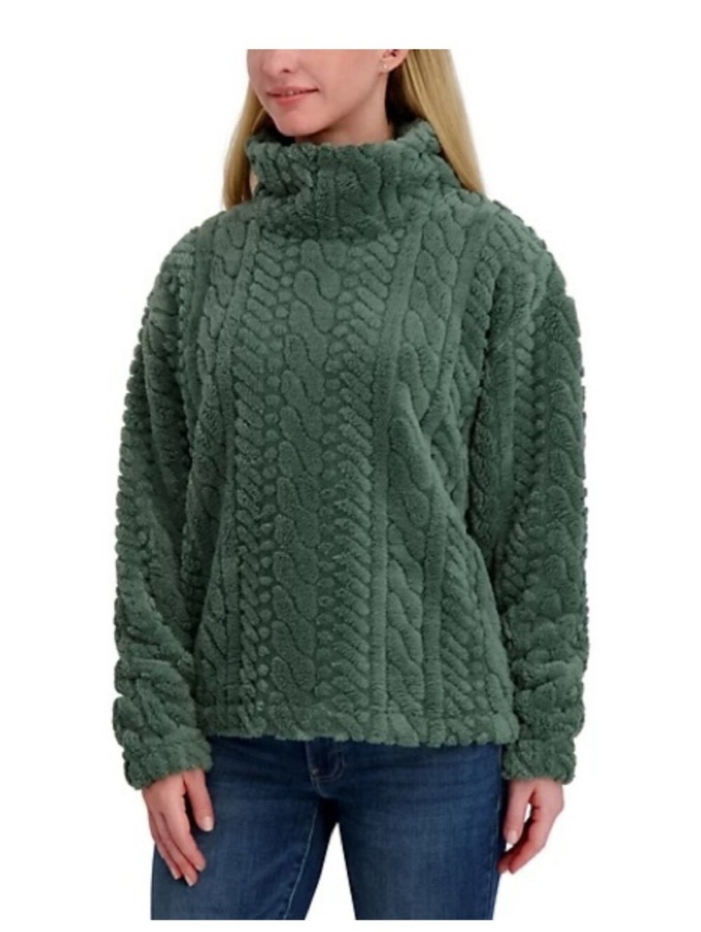 Eddie Bauer Women's Cozy Plush Funnel Neck Top